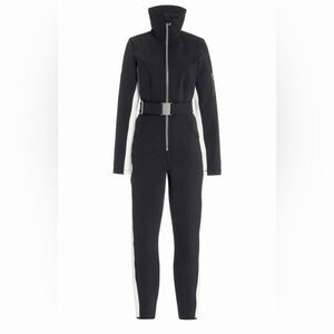 Elegant Black and White Women's Jumpsuit